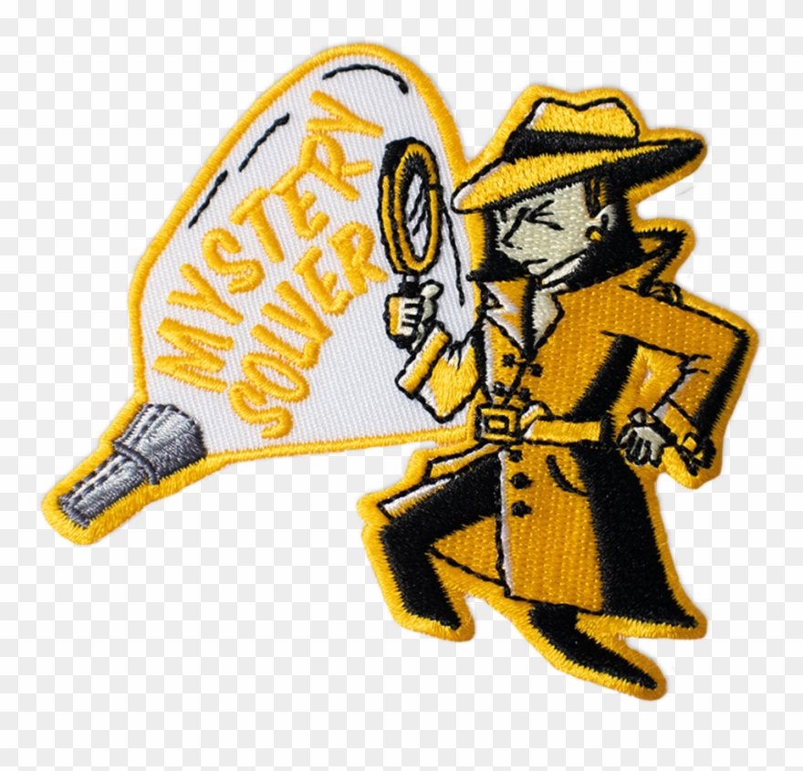 Mystery Solver Patch - Illustration Clipart