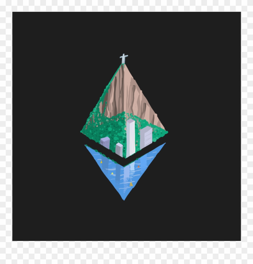 Iceberg Drawing Colored - Graphic Design Clipart