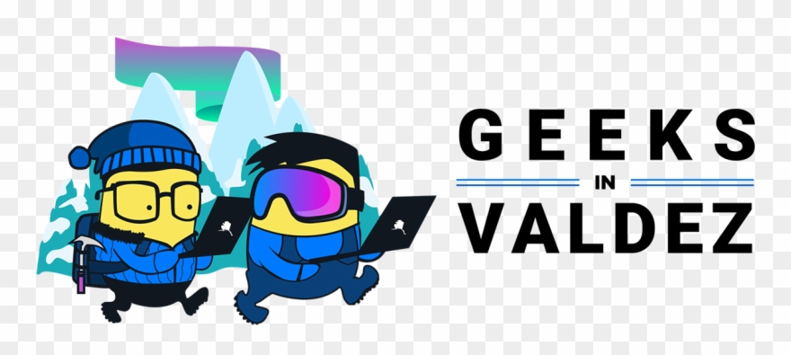 Stay And Work Remotely And Connecte At Geeks In Valdez - Cartoon Clipart