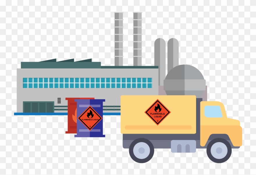 Dangerous Goods Transport Clipart