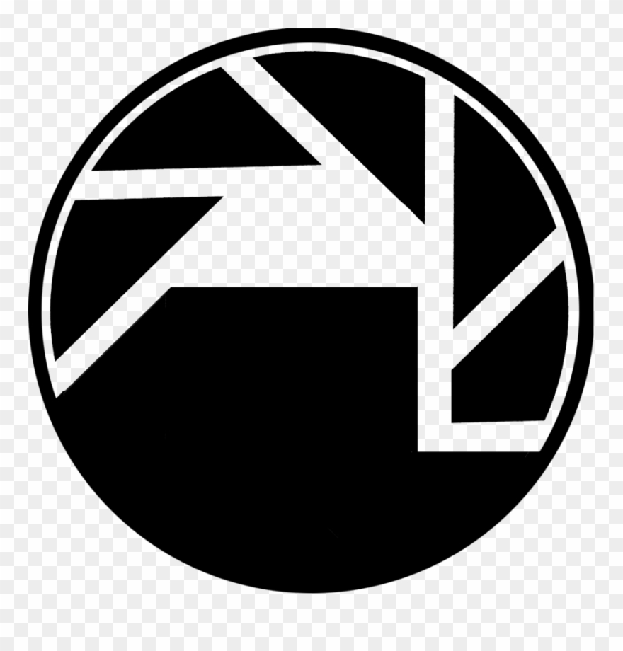 Vector Portal Aperture - Black Mesa Aperture Logo Clipart