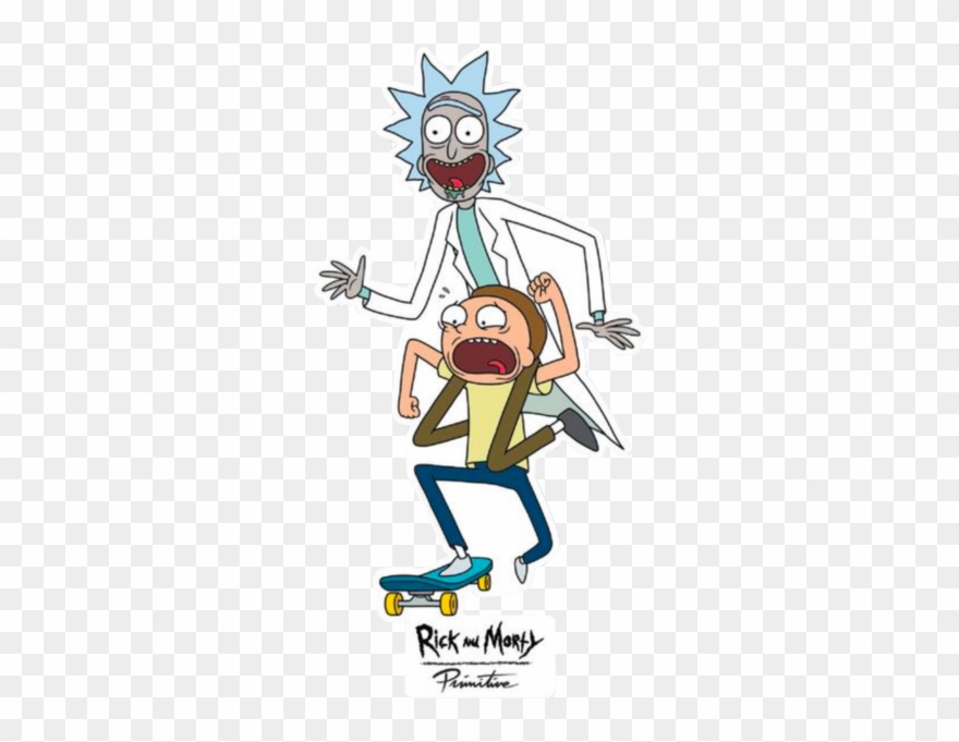 Rick And Morty Skate Clipart