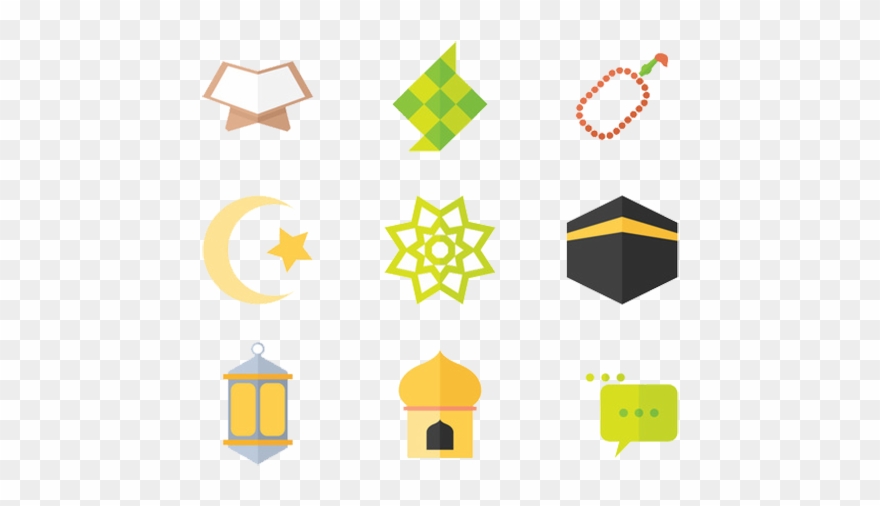 Ketupat Al Fitr Ramadan Islam Book House Ⓒ - Icon Ramadhan Vector Clipart