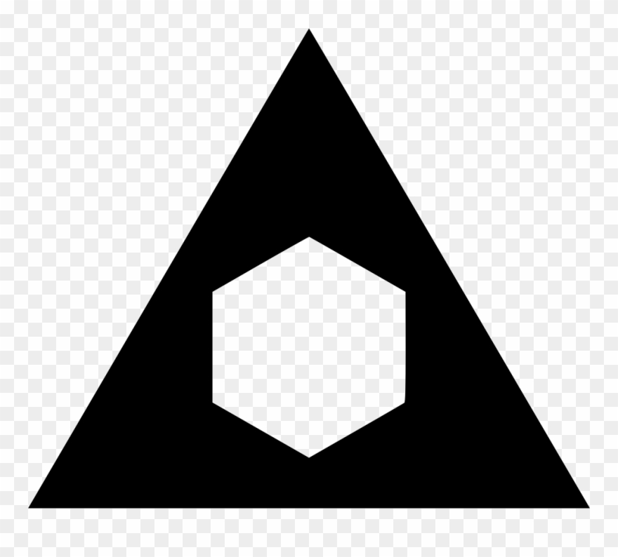 Png File Svg - Sierpinski Triangle First Iteration Clipart