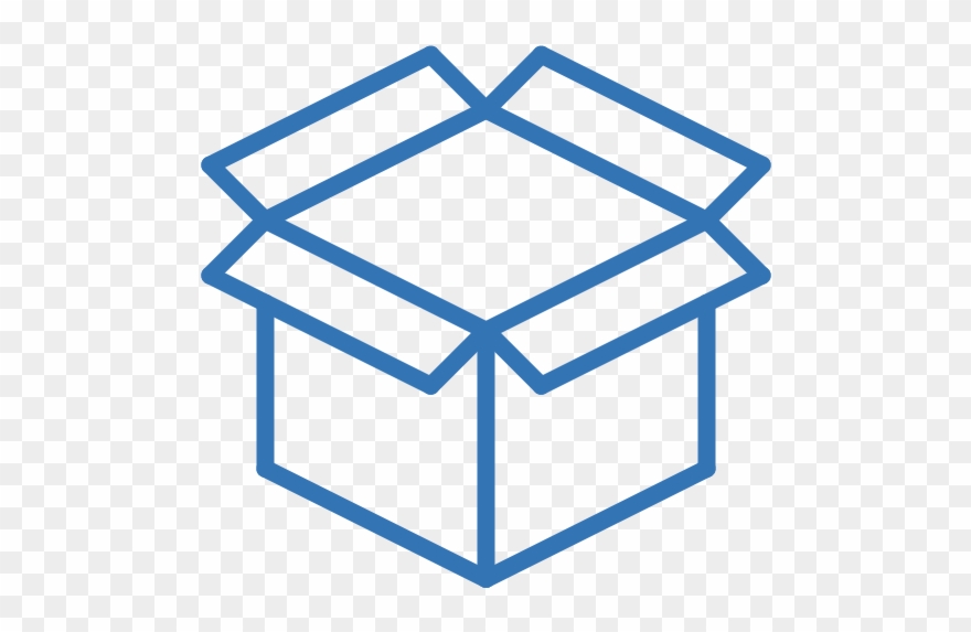Logistics - Box Icon Png White Clipart