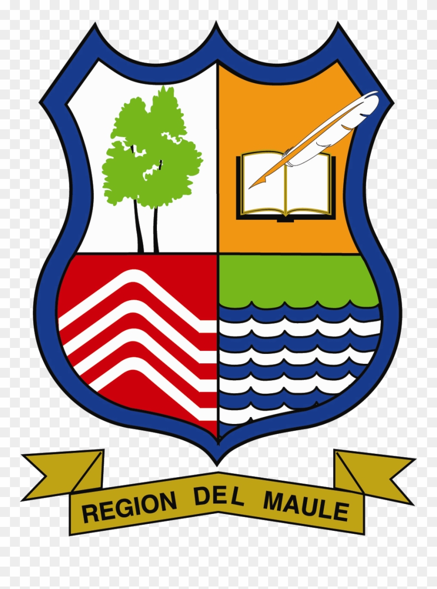Coat Of Arms Of Maule Region, Chile - Escudo Region Del Maule Clipart