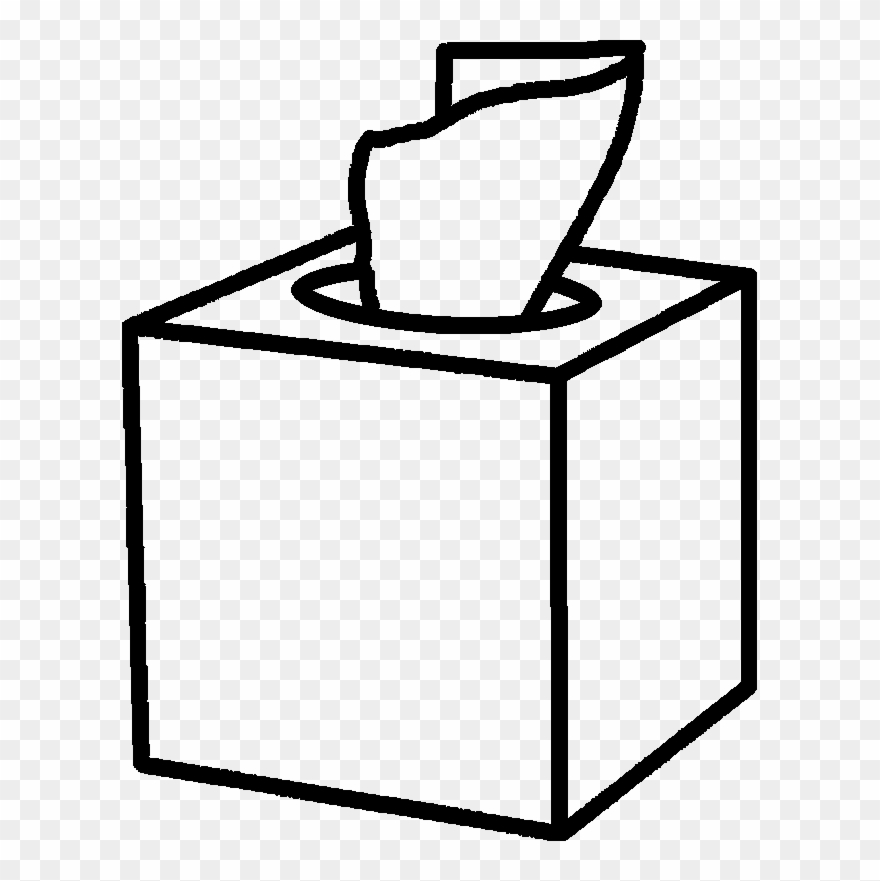 Tissue Box - Tissues Clip Art - Png Download