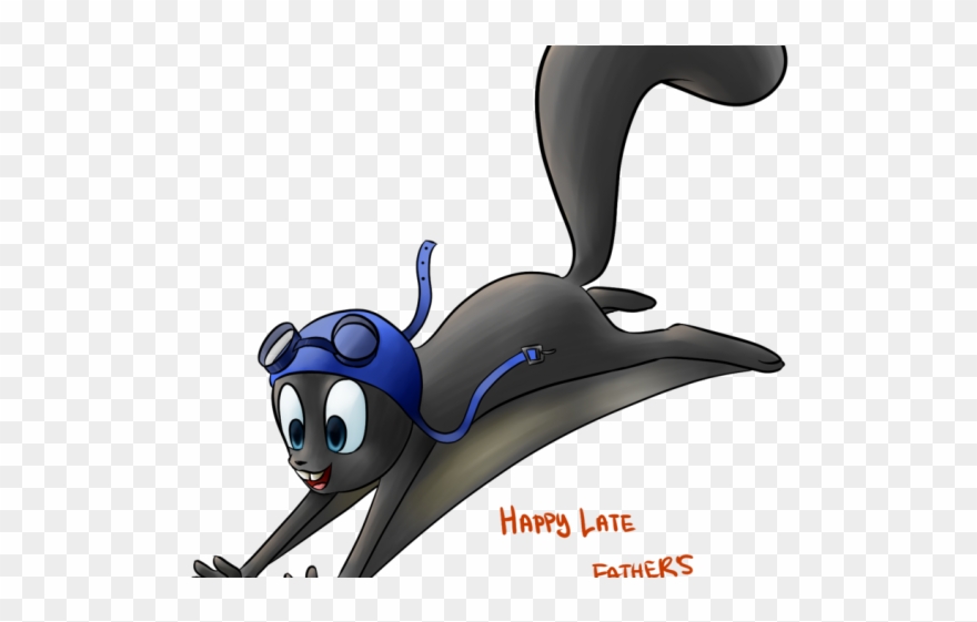 Flying Squirrel Clipart Fall - Cartoon - Png Download