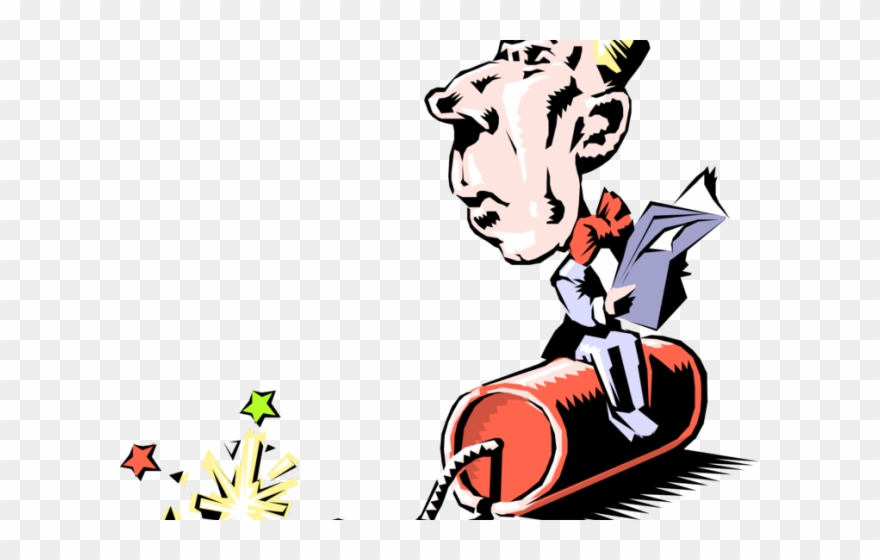 Nuclear Explosion Clipart Tnt Bomb - Dynamite In Cartoon - Png Download