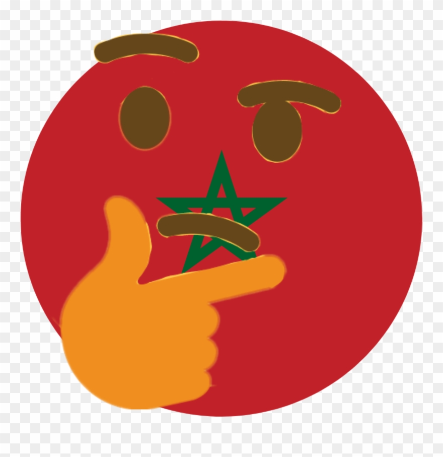 Thinking Emoji - Discord Emoji - Circle Clipart