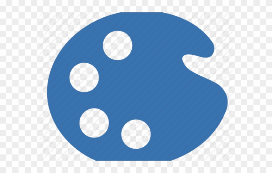 Graphic Design Clipart Painter Pallet - Circle - Png Download