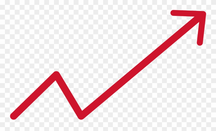 Icon Upward Growth Arrow Clipart