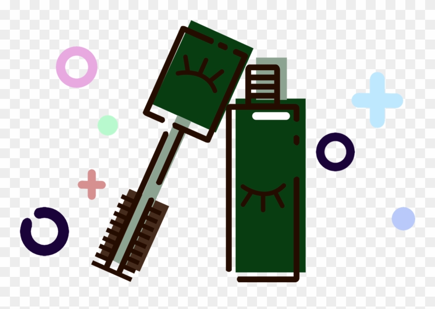 Mbe Daily Necessities Cosmetics Mascara Png And Psd - สี ทา เล็บ การ์ตูน Clipart