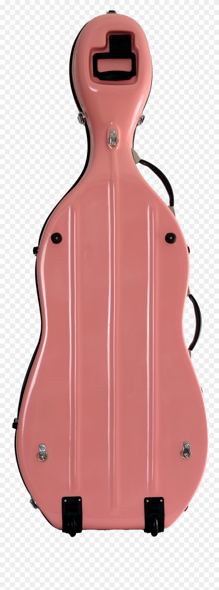Cello Case Pink Back - Viola Clipart