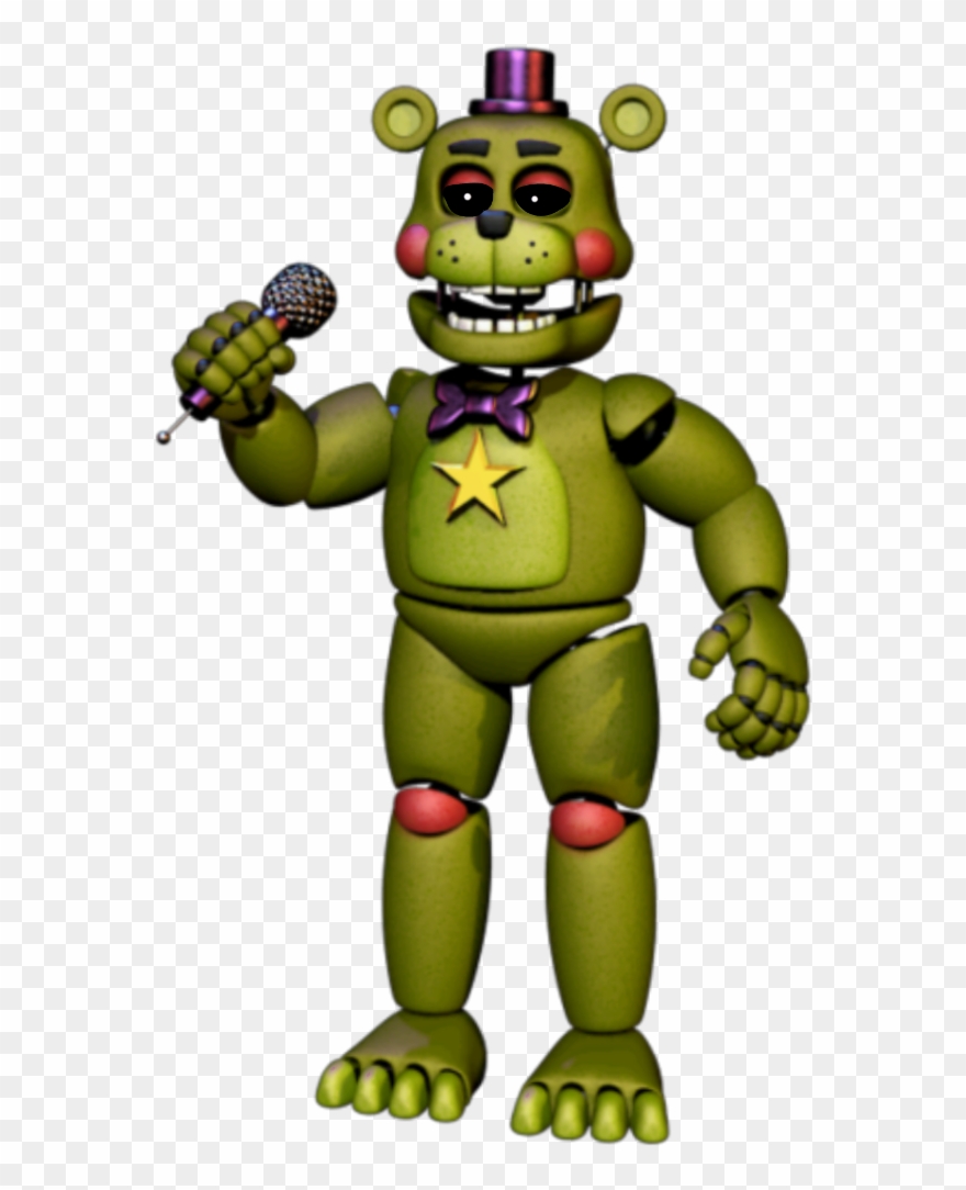 Rockstar Golden Freddy Version - Rockstar Freddy Clipart