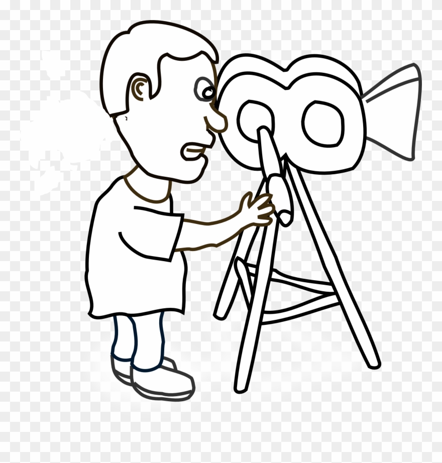 Vireo Clipart Film Director Camera - Camarógrafos Png Transparent Png