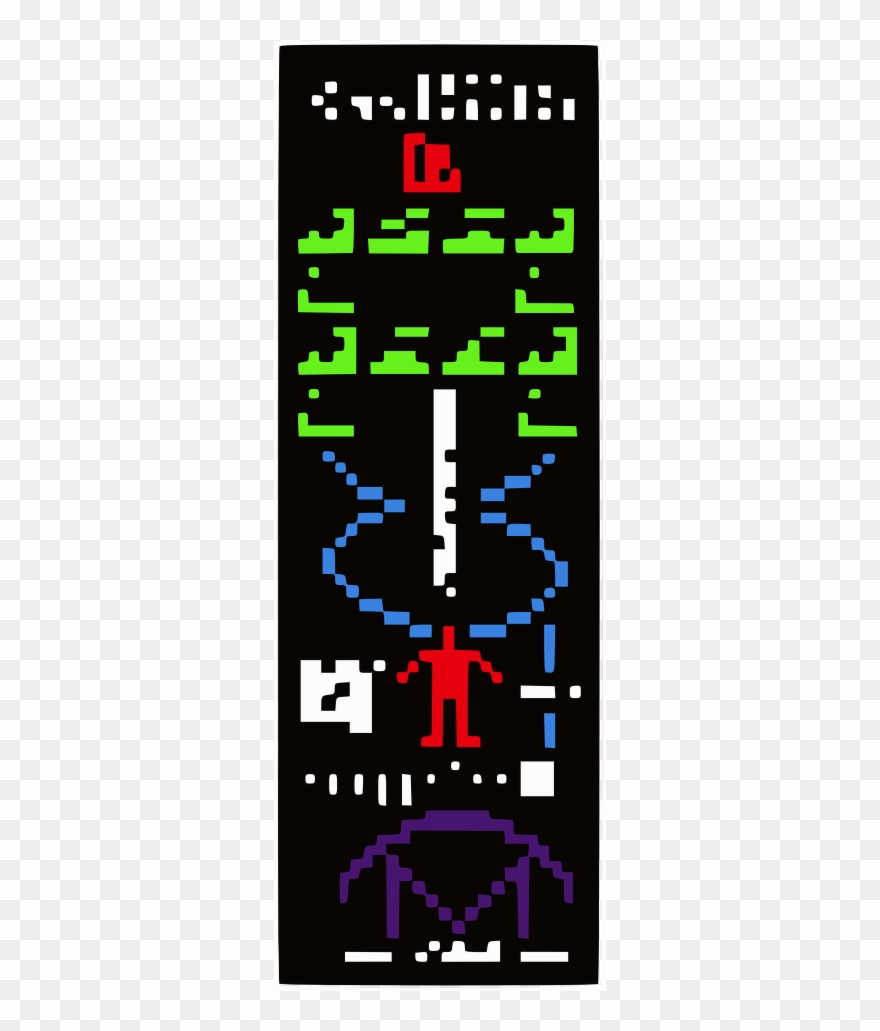 Arecibo Message - Arecibo Message Lego Clipart