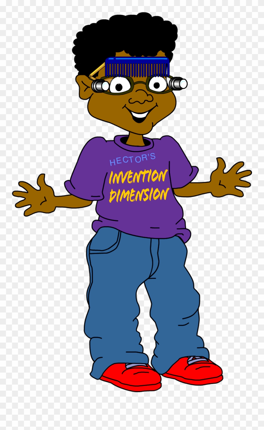 That's Why I Created Hector's Invention Storybook - Cartoon Clipart