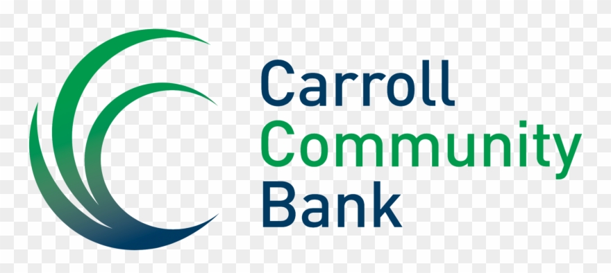 The - Carroll Community Bank Logo Clipart
