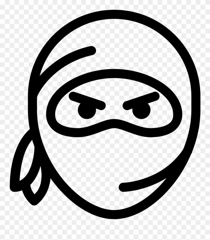 Ninja Head Icon - Голова Ниндзя Clipart