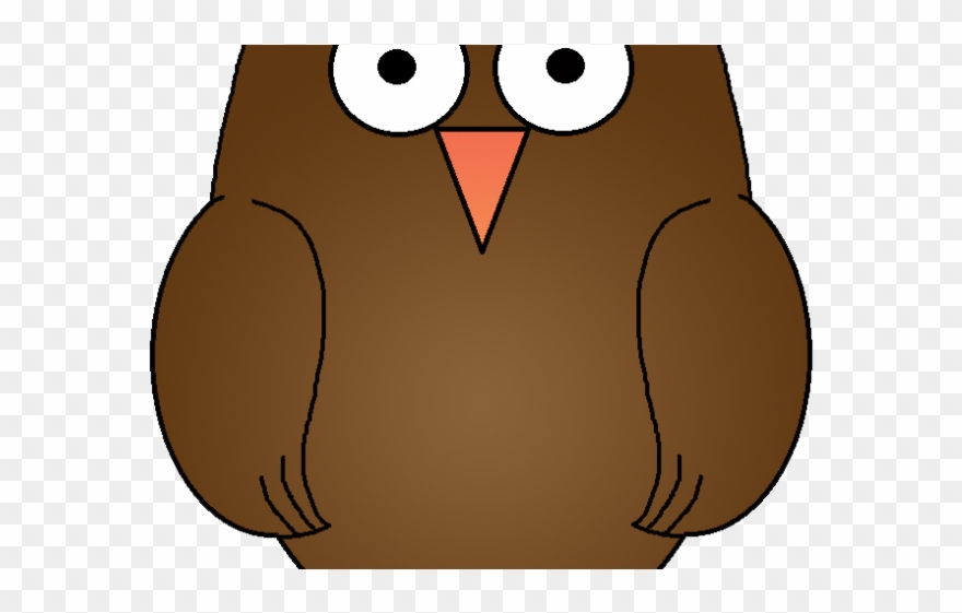 Brown Hawk Owl Clipart Clip Art - Cartoon - Png Download