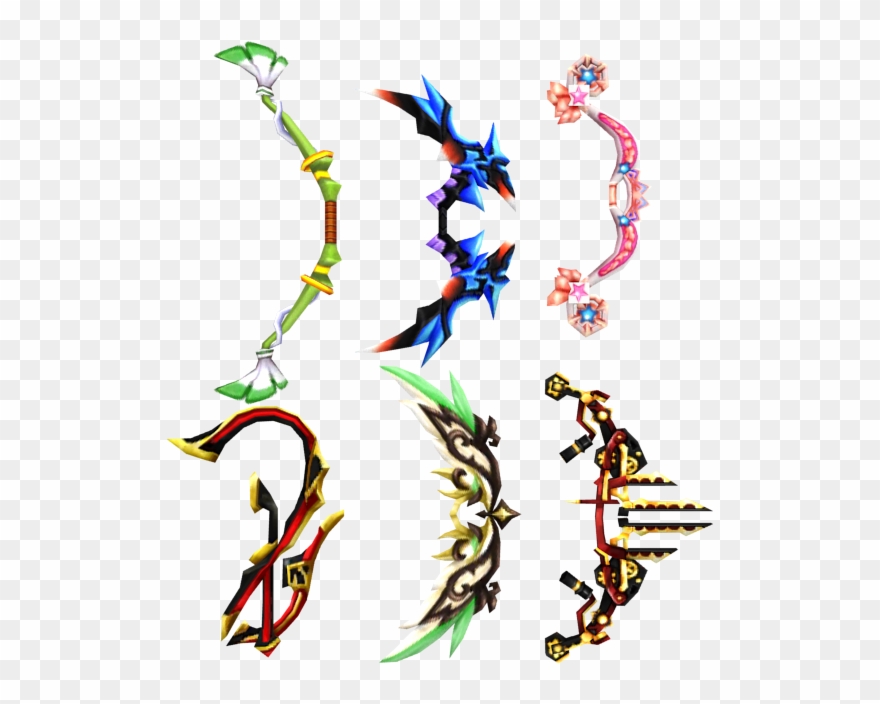Download Zip Archive - Video Game Bows Clipart