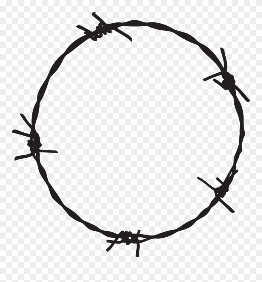 Barbed Wire Png Transparent Image - Barb Wire Circle Vector Clipart