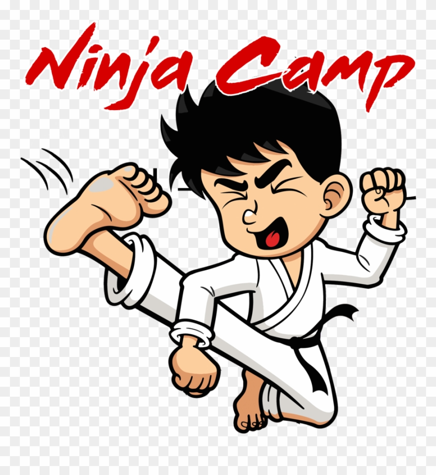 July - Boy Doing Karate Clipart - Png Download