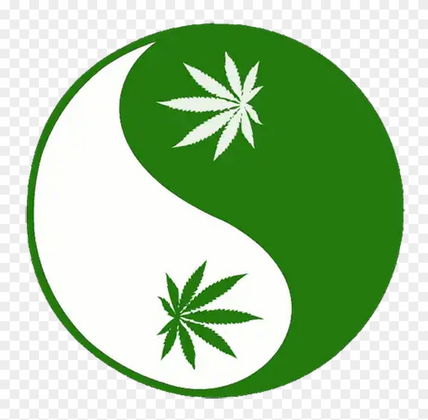 Photo Yin Yang, Bongs, Weed, Google, Cannabis, Pipes - Marijuana Leaf Clipart