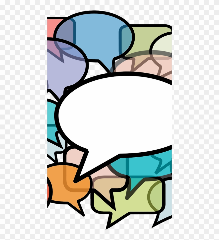 Bigstock Talk In Colors Speech Bubbles Clipart