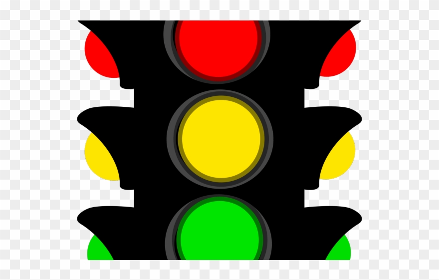 Street Light Clipart Svg - Lampu Merah Vektor - Png Download