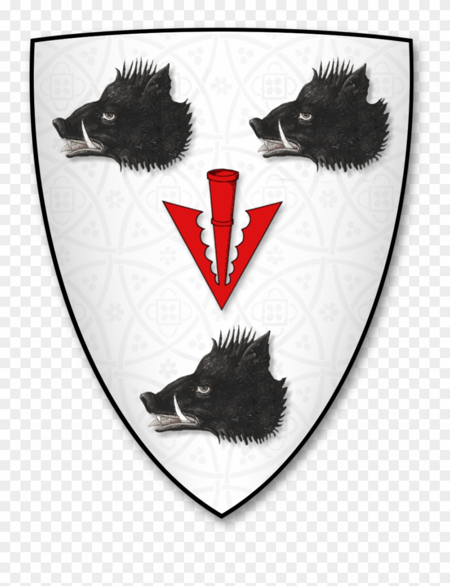 Armorial Bearings Of The Reading Family Of Underley, - Boar Clipart