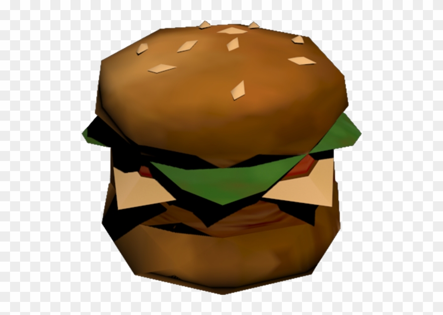 Hamburger Clipart Krabby Patty - Spongebob Squarepants Movie Models Resource - Png Download