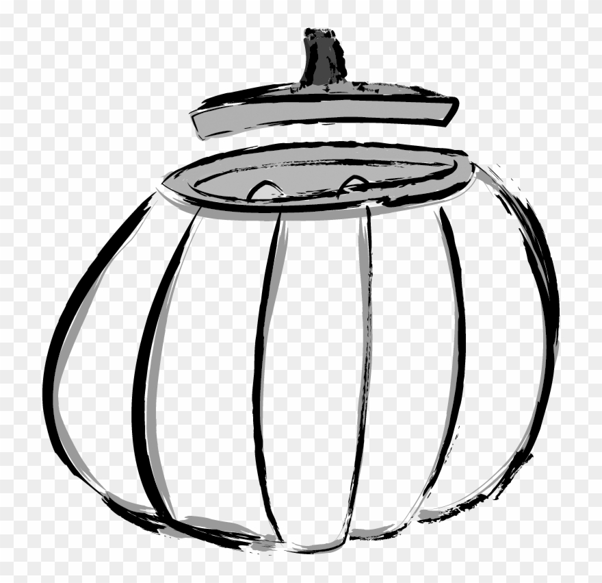 Haunted Happenings - Line Art Clipart