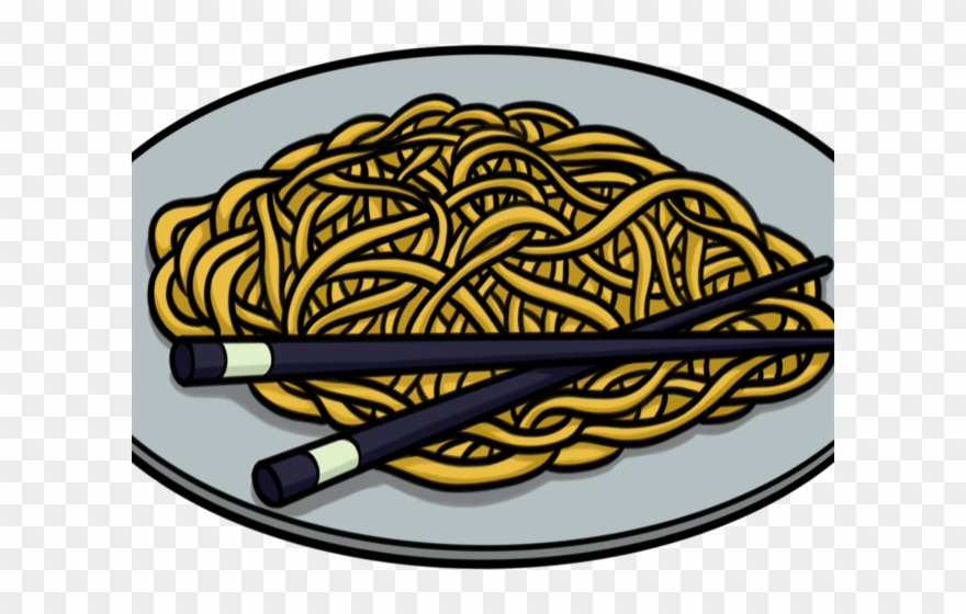 Noodle Clipart Sketch - Png Download