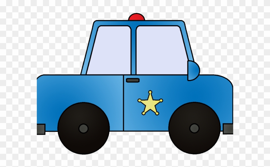Blue Car Clipart 2 Car - Police Clip Art No Background - Png Download