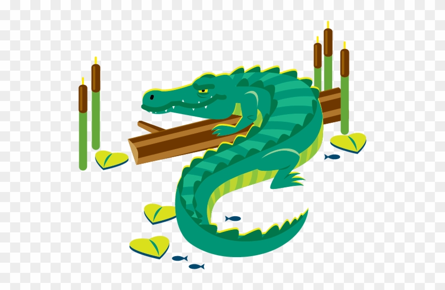 Alligator - Illustration Clipart