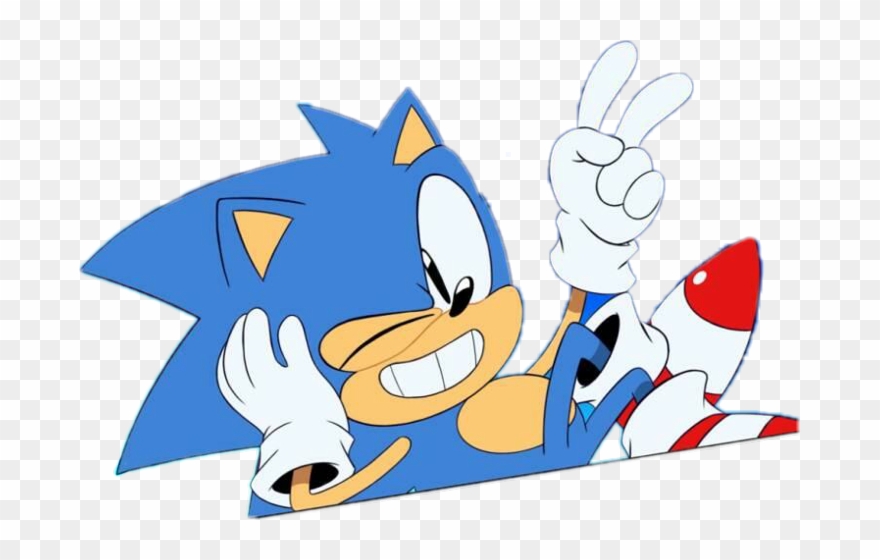 Sonic I M Blue Clipart