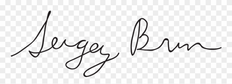 Barack Obama Signature Png , Png Download - Sergey Brin Signature Clipart