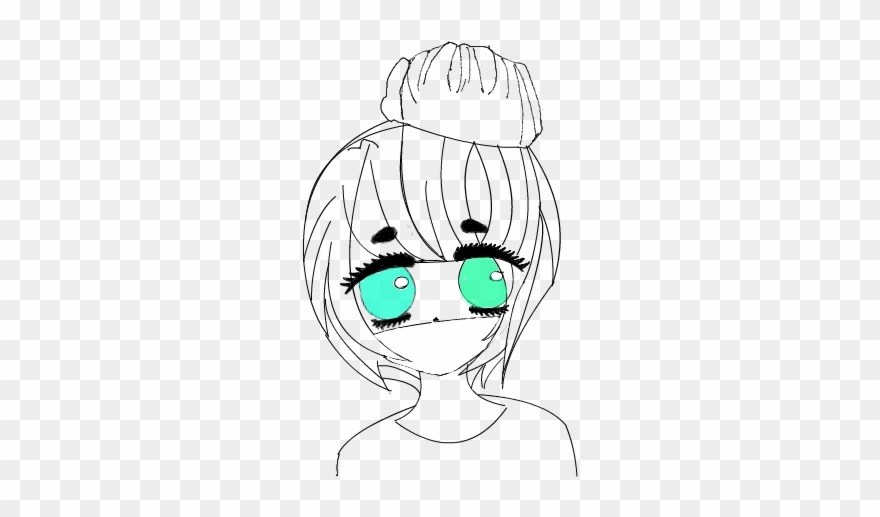 Drawing Supplies Hair - Cartoon Clipart