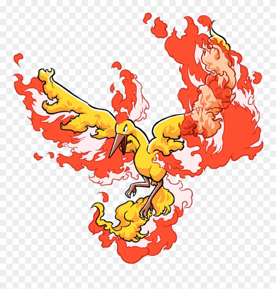 #pokemon #pokemongo #legendary #legendarypokemon #moltres - Pokemon Moltres Clipart