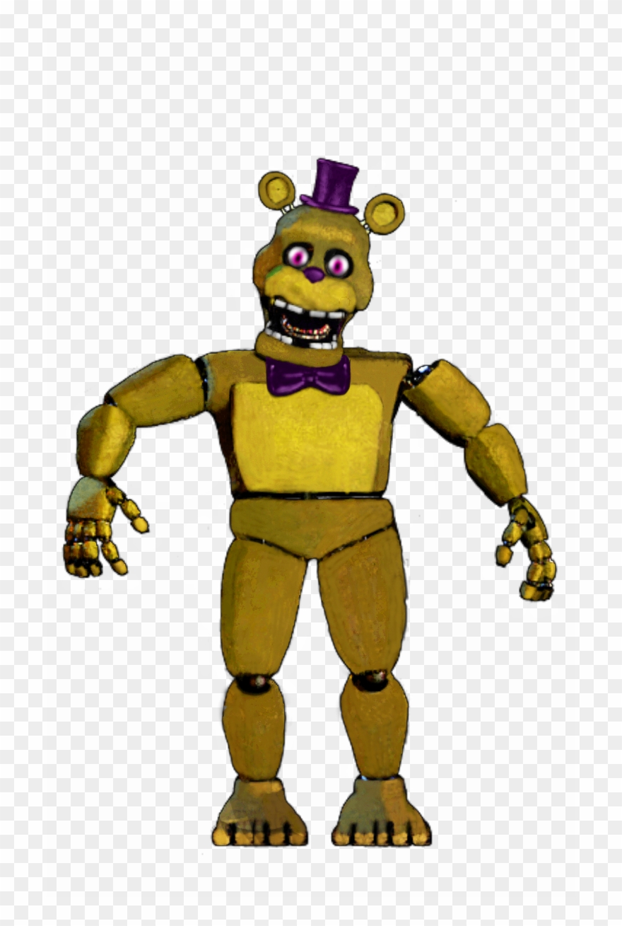 Unwithered Bonnie As Springbonnie - Golden Freddy Head Fnaf 1 Clipart