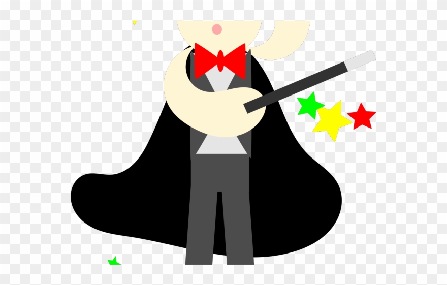 Magician Clipart Cute - Magician Clipart Hat - Png Download