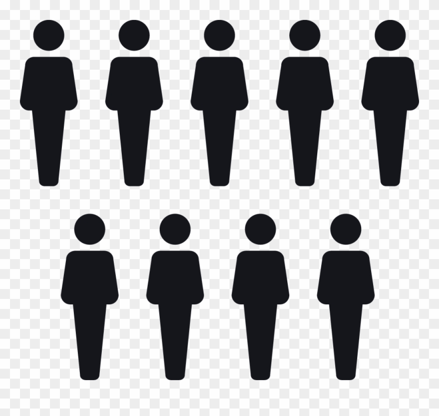 Audience Growth - People Icon Vector Clipart