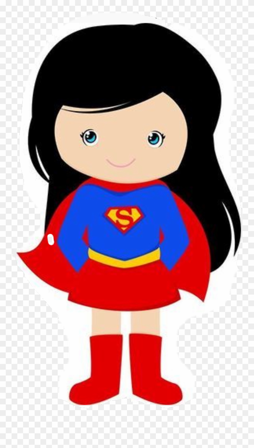 Supergirl Sticker - Supergirl Clipart Png Transparent Png