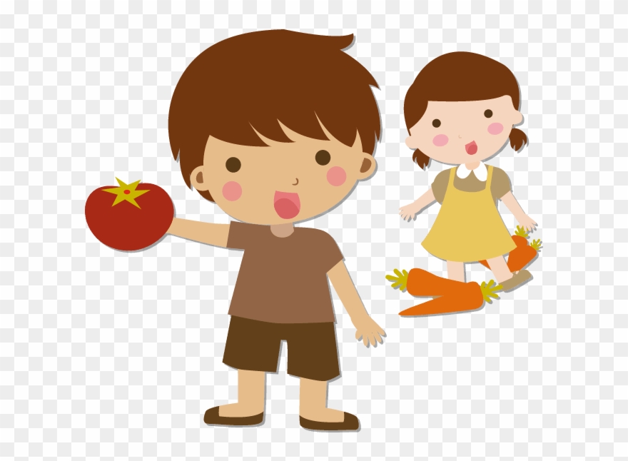 All Natural Ingredients - Cartoon Children Faces Clipart