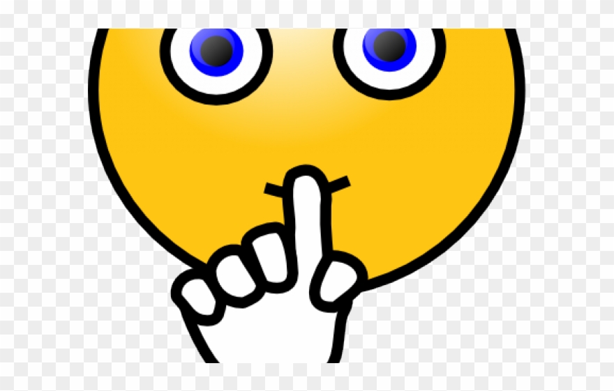 Lips Clipart Silent - Quiet Clip Art - Png Download