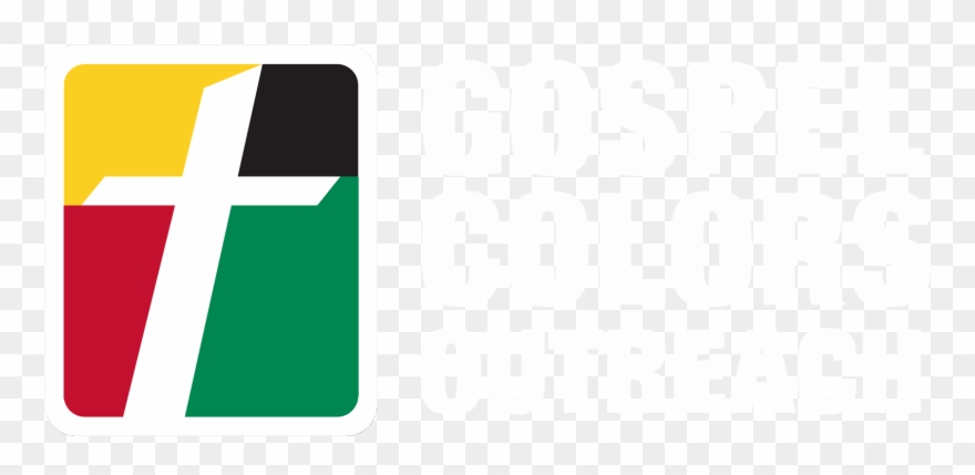 Gospel Colors Outreach - Cross Clipart