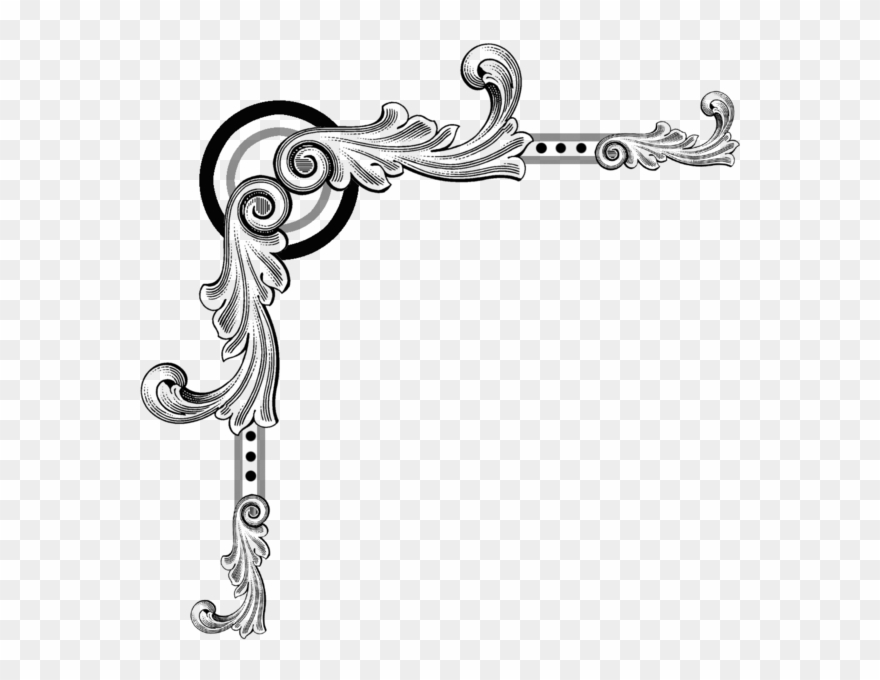 Brush Psp Angle Page - Photoshop Border Brushes Clipart