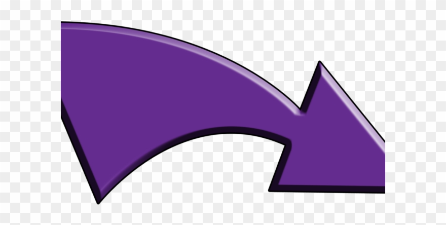 Violet Clipart Arrow - Purple Arrow Clip Art - Png Download